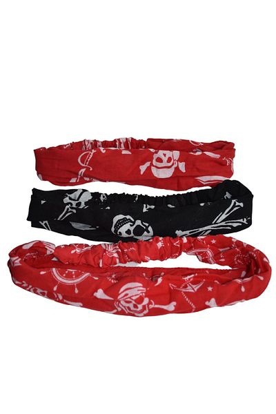 YELPAZE DÜNYASI Σετ κρανίου Bandana 3 τεμαχίων