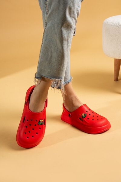 Ege's Shoes Women's Red Eva Sea Doctor Nurse Hospital Comfort Sandals Slippers