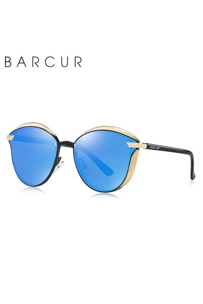Barcur Lauder Made in America High Quality Titanium Alloy Uv400 Polarized Women's Sunglasses