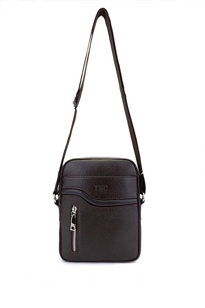 Tamer Tanca Men's Brown Genuine Leather Messenger Bag