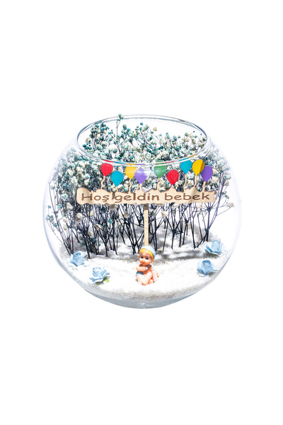 cicekbi Teraryum Hoşgeldin Bebek Erkek