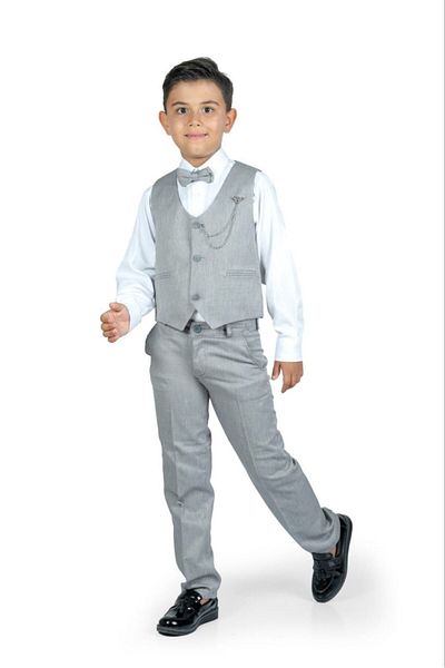 Terry Costum vestă smoking neagră pentru băiat