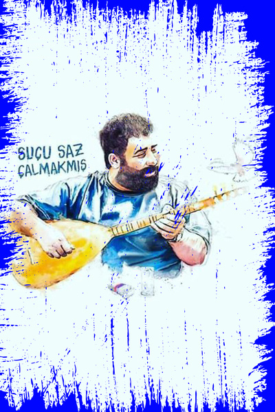 hediyeniburadabul Poster din lemn proiectat de Ahmet Kaya