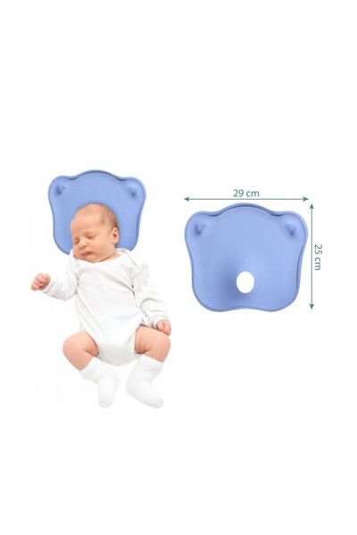 Sevi Bebe 155.1 Bebek Kafa Şekillendirici Yastık Mavi
