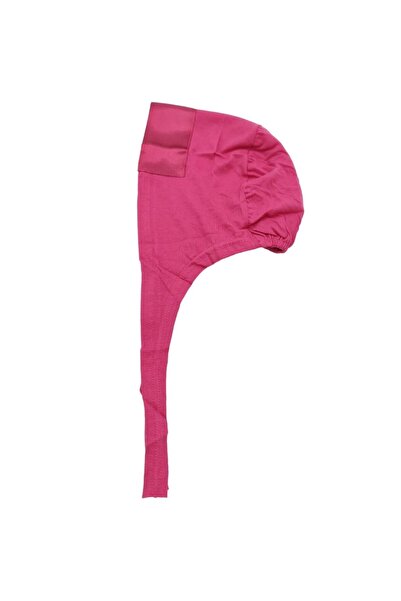 PAKER GİYİM غطاء رأس حجاب نسائي من القطن الممشط باللون الوردي الفارسي مع جزء ...