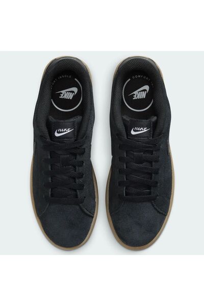 Nike Womens Court Royale 2 Suede Kadın Siyah Spor Ayakkabı