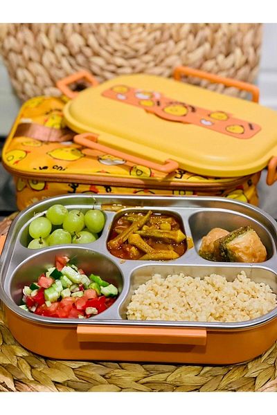 CNSZ 5 Compartment Food Container and Bag Set