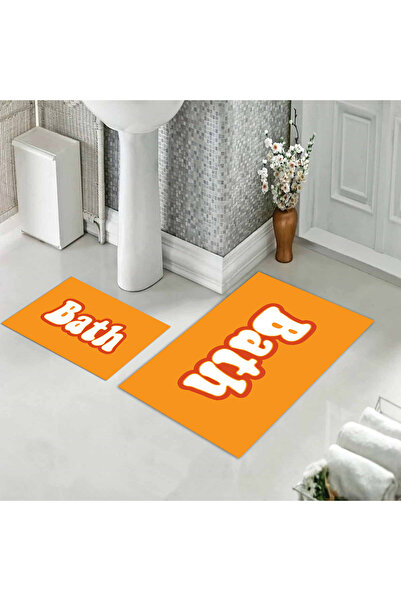 Evmila Set de covorașe de baie moale și durabile, imprimat cu model - Se poat...