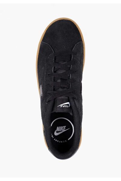 Nike Womens Court Royale 2 Suede Kadın Siyah Spor Ayakkabı