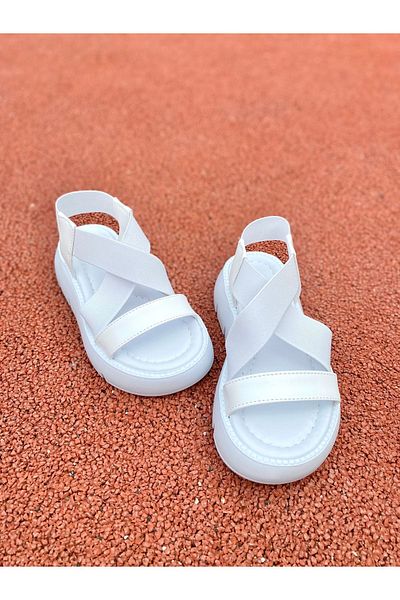 NS Little Girl's Sandals - Elastic Design