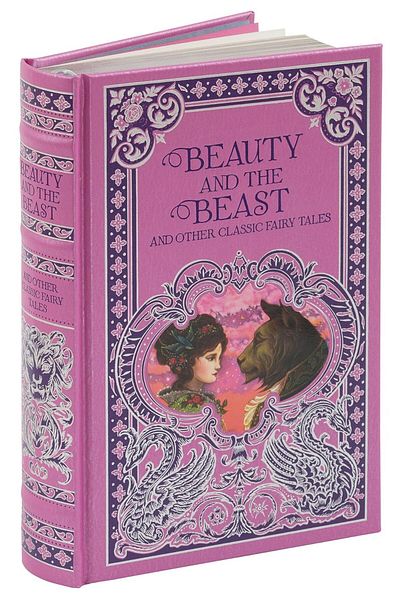 Barnes & Noble Classic حكايات خرافية كلاسيكية غير قابلة للتفكير والذكاء - الجمال والوحش (حقيبة جلدية)
