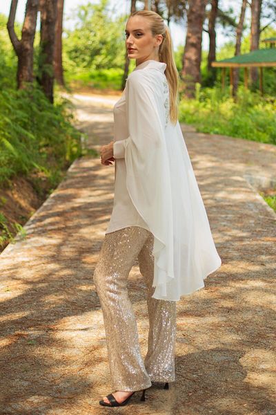 SpringStore Set tunică și pantaloni ecru