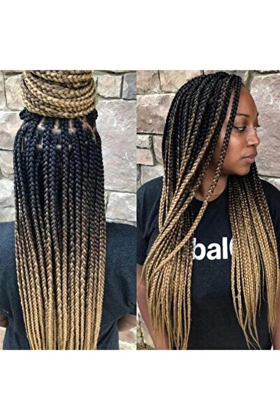 Esperer شعر صناعي أسود كراميل لضفائر الزنجي الأفريقي والراستا