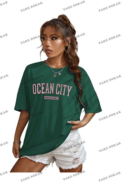 Tarzsokak Μπλουζάκι Unisex Oversize με στάμπα City