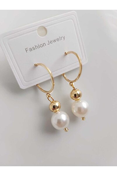 DEVİ fashion هوب نموذج أقراط اللؤلؤ