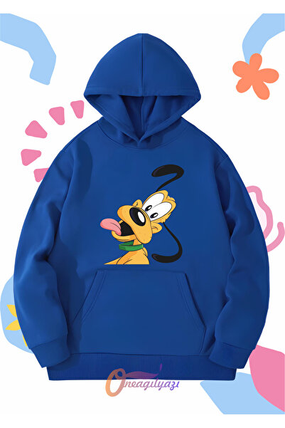 oneagılyazı Goffy Принтирана унисекс суитшърт с качулка