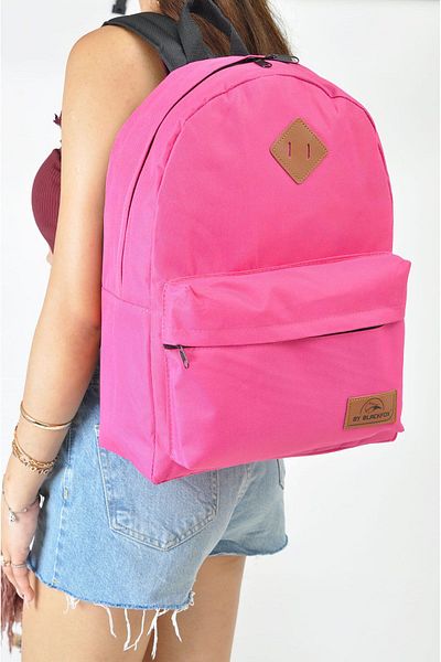 AGOÇANTA Pink Unisex Backpack and School Bag