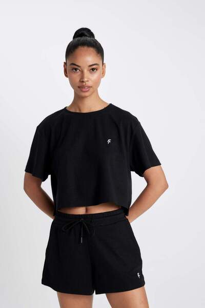 DeFacto Střih Standardní střih Sportovní krátké žebrované šortky A9919ax23hs