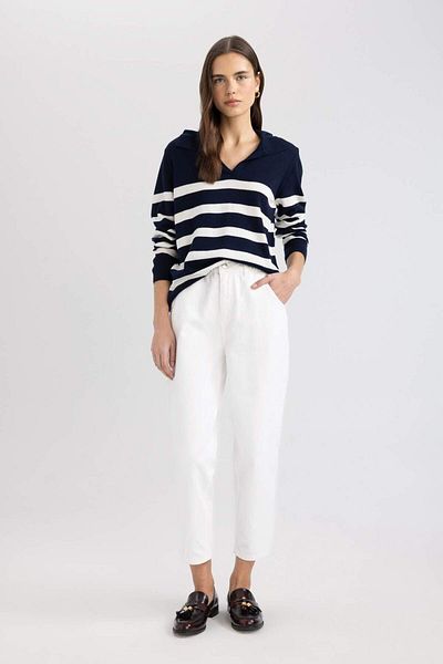 DeFacto Pulover cu decolteu polo Regular Fit A1249ax23wn