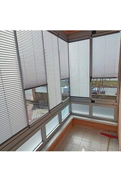 PLISED HOME Gri Renk Plise Perde