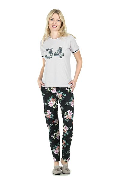 Jiber Women's Printed Pajama Set Jbr-3705