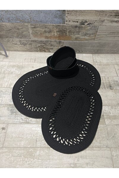 ERSU AHAT HOME DESİGN Jüt , Hasır ,banyo Paspas Takımı, Banyo Sepet Takımı ,p...