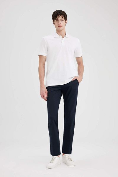 DeFacto Normál szabású Chino Canvas nadrág gabardine zsebekkel - T1052az23sp