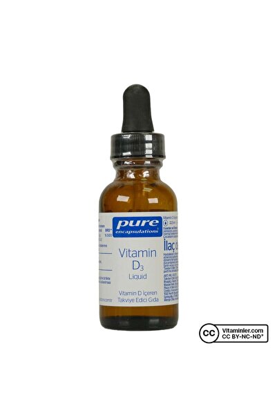 Pure Encapsulations Vitamin D3 Liquid 22.5 mL - AROMASIZ