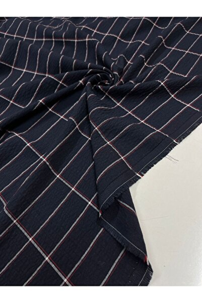 Kumaş sever Ekose Desenli Bürümcük Viskon Kumaş Çizgi desenli Pamuklu İç Göstermez Moda Tasarım Giyim Elbise