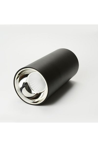 ULTRAS PERA Black-Chrome 3000k Led Spot Surface Mounted Cylinder