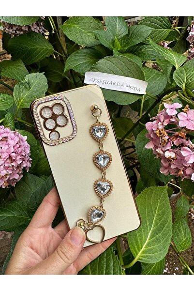 Aksesuarda Moda حافظة سامسونج A22 المتوافقة مع قطع الليزر على شكل قلب