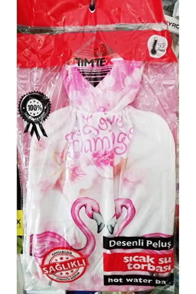 İstoç Türk Peluşlu Sıcak su torbası Kuğu baskılı
