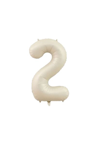 Konsept Sepeti 2 Year Old Birthday Set - Foil Balloon with Number, Heart and King Crown