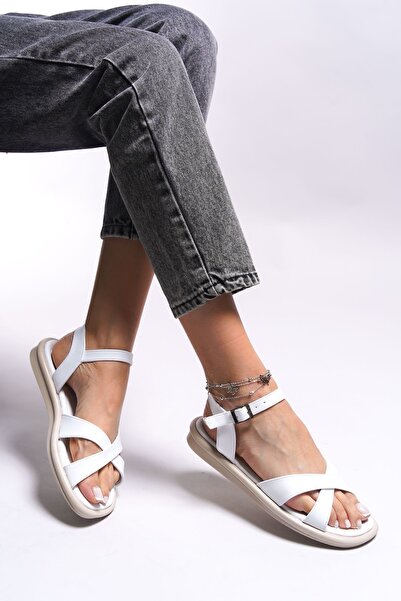 Riccon Dámské sandály Purlogih0012103 Bílé