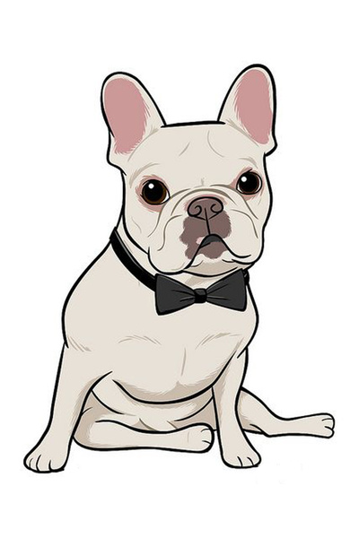 hediyeniburadabul Ξύλινη αφίσα με σχέδιο σκύλου