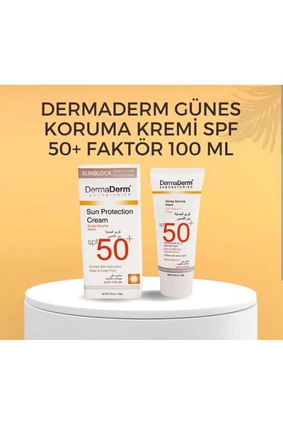 DermaDerm DERMA DERM SPF 50 Factor Sunscreen 100 gr