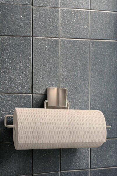 decorev Lüks Krom Rulo Havlu Askı Modern Banyo Aksesuarı