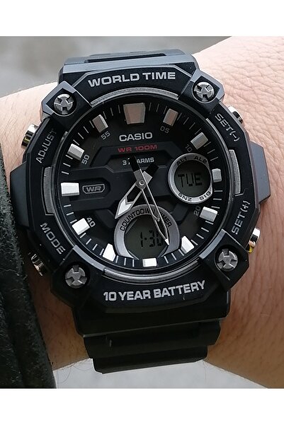 Casio AEQ-120W-1AVDF Model Men's Wristwatch - Standard
