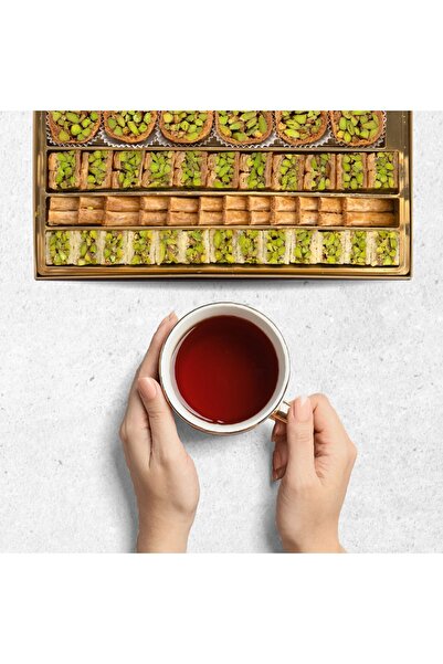 DAMASKİNO HOME Fıstıklı & Kajulu Karışık Baklava 750 Gram