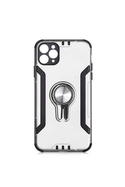 ZM STORE غطاء كوكو متوافق مع هاتف Apple iPhone 11 Pro Max مع حامل شبكي مغناطي...