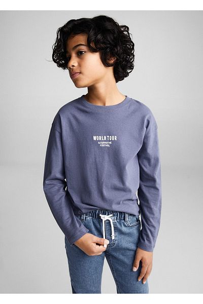 MANGO Woman Blugi pentru baieti - Denim mediu, Culoare67180673