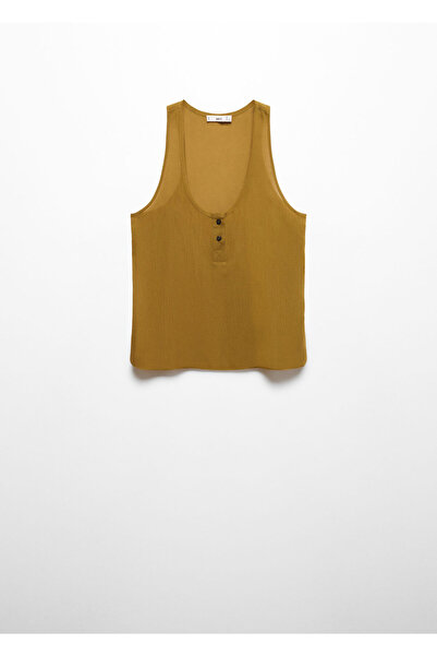 MANGO Haki Kadın  Bluz 67045756