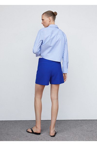 MANGO Women's Ink Color Shorts & Bermuda -57129028