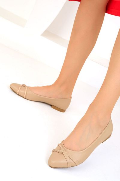 SOHO Nude Women's Ballerinas - 19418 Model