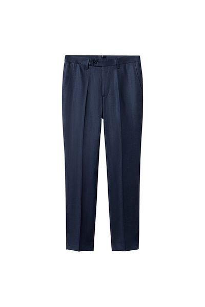 MANGO Ανδρικό παντελόνι Navy Blue57110554