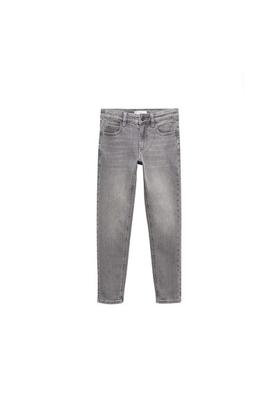 MANGO Woman Boy's Grey Denim Jeans -67161505