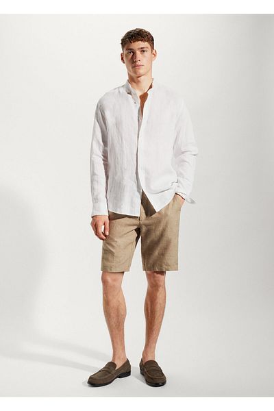 MANGO Weißes Herrenhemd - Modell57125906