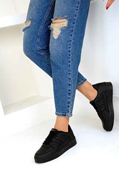 SOHO Black-Black Women's Sneakers 17105