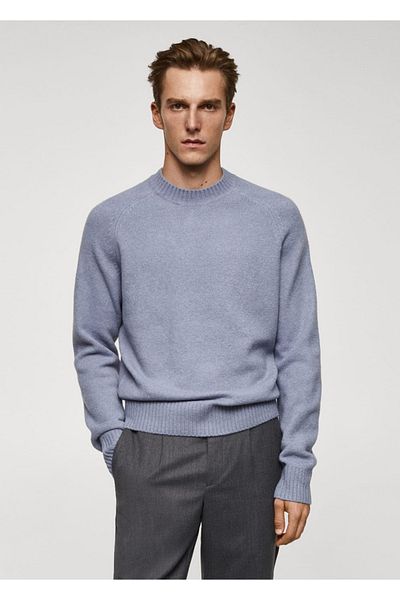 MANGO Man Svetr z žebrovaného úpletu – Stylový a pohodlný