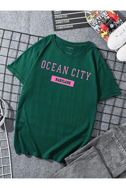 BEGRİFF Tricou scris unisex Ocean City